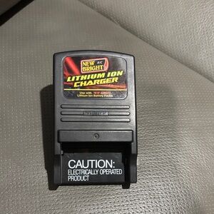 New Bright Black Lithium Ion Charger